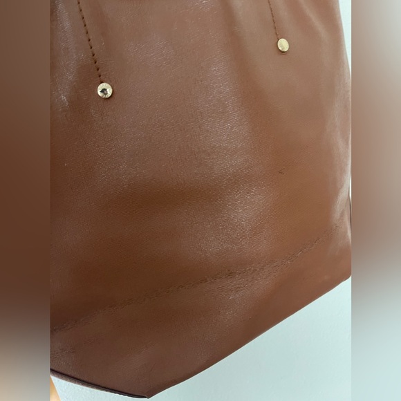 Furla 2 way bag brown leather crossbody purse large tote oversized designer - Picture 17 of 17